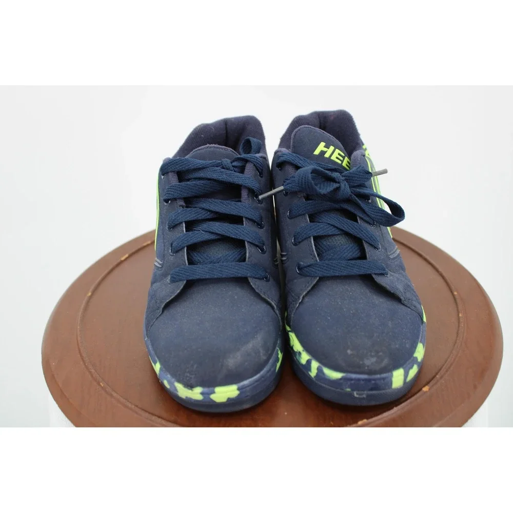 Heelys Propel 2.0‎ Shoes Boys Size 6 Blue Neon Green Colorblock Sneaker Wheels